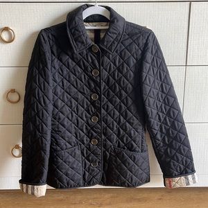 Burberry Brit Jacket - Black quilted - Size XS